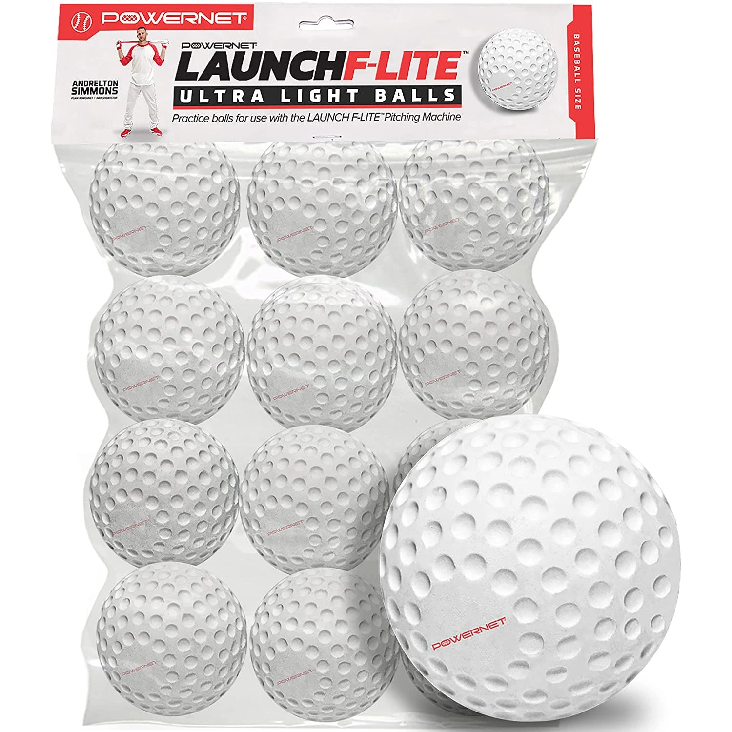 PowerNet Launch F-Lite Pitching Machine Baseballs: 1194-1 1 PowerNet Launch F-Lite Pitching Machine Baseballs: 1194-1