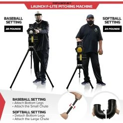 PowerNet Launch F-Lite Portable Pitching Machine: 1194 -mizuno shop 11942