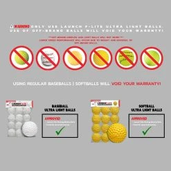 PowerNet Launch F-Lite Portable Pitching Machine: 1194 -mizuno shop 11943