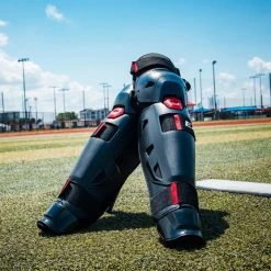 Easton Hellcat Slowpitch Fielding Leg Guards: EHCATL -mizuno shop IMG 9692
