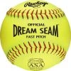 Rawlings Dream Seam Fastpitch 11 Inch USA (ASA) Ball - One Dozen: C11R