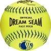 Rawlings Dream Seam Fastpitch / USSSA / Leather Ball - One Dozen: C12B