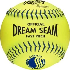 Rawlings Dream Seam Fastpitch / USSSA / Leather Ball - One Dozen: C12B