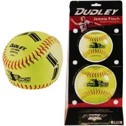 Dudley Jennie Finch Training Softballs (Set Of 2): 4FPPT11R / 4FPPT12R -mizuno shop dudley jennie finch fastpitch training softball sets 43c