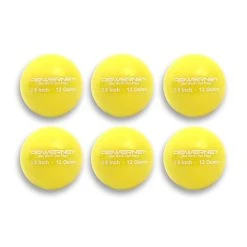 PowerNet 2.8" Weighted Hitting And Batting Training Ball (6 Pack): 1004