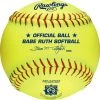 Rawlings Babe Ruth 11 Inch Leather Fastpitch Softball - One Dozen: PX1