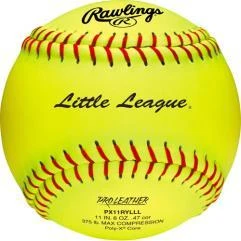 Rawlings Little League 11 Inch Leather Fastpitch Softball - One Dozen:
