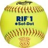 Rawlings RIF 10 Inch Level 1 USA (ASA) Fastpitch Softball - One Dozen: