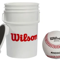 WILSON SPORTING GOODS Wilson Bucket Of Baseballs With 3 Dozen A1010 X-Outs Baseballs Combo