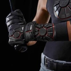 G-Form Pro Wrist Guard: WG0102 -mizuno shop youth wrist guards black red shown worn 1